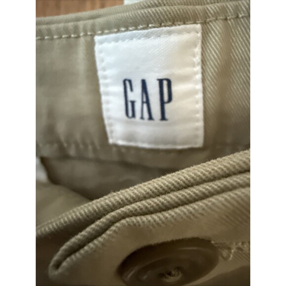 New Gap Mens Pants Beige Size 40x32 Essential Khaki Slim LegGapFlex Cotton Blend - Picture 4 of 6